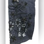 Elie Tahari  Dark Denim Embellished Jewel Bottom Skinny Jeans Photo 1