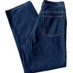 B4 90s VTG L.L. Bean Original Fit Jeans Dark Wash Denim Classic Relaxed Size 12 Blue Photo 0