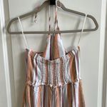 Cloth & Stone Anthropologies  Striped Jumper.‎ Linen Blend. Size Small Photo 4