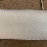 Michael Kors Authentic  Pale Jet Set Silver Saffiano Leather Large Dome Crossbody Photo 6