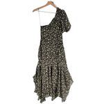 ASTR Santorini Ditsy Floral One Shoulder Asymmetrical Handkerchief Midi Dress XS Photo 13