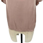 Nation Ltd Marie Sateen Satin Tee Shirt Cafe Au Lait Tan Size XS Photo 4