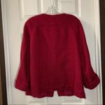 Chico's Chico’s Pink Tweed Woven Knit Blazer size 3(XL) Photo 8