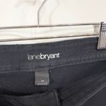 Lane Bryant Plus Size 28 Capri Pants Black Knit Solid Cotton Stretch 661 Photo 7