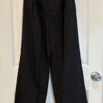 Tarse‎ Wide Leg Dress Pants for Women Pull On Black Career Casual Small Photo 0