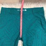 Betabrand 4 way stretch yoga dress pants classic boot cut M Tall leaf print Photo 7