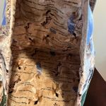 Blue and Tan Tote Bag with Angelic Design Photo 4