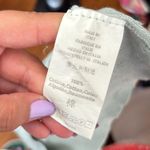 Brandy Melville  Light Blue Floral Vintage Y2K Cropped Baby Tee Photo 2