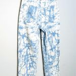 Rachel Comey Tie Dye Blue White High Rise Tapered Leg Jeans Size 0 Photo 6
