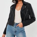 Missguided Leather Jacket Tall Photo 0