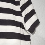 Madewell NWT Black & White Softfade Cotton Boxy-Crop T-Shirt Size Medium Photo 6