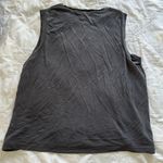Madewell  Charcoal cropped tank top Photo 3