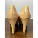 Franco Sarto L Cicero Women's Beige Snake Print Closed Toe Heels 8.5M Photo 9