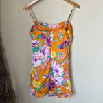 ASTR NWT  cerinthe orange floral mini slip dress Photo 6