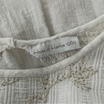 House of Harlow 1960 White Embroidered Crochet Puff Sleeve Blouse Photo 9