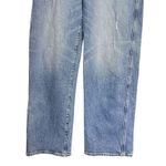 EXPRESS Womens Sz 6 Regular Relaxed Straight Low Rise Distressed Wide Leg Jeans Photo 2