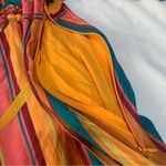 Farm Rio size XS Anthropologie rainbow Colorful Striped Midi Dress square pink Photo 9