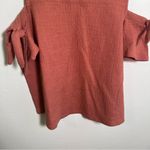 Madewell Skylark Cold-Shoulder Top Pink XS Photo 3