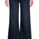 Kut From The Kloth  Meg Wide Leg High-Rise Fab Ab Raw Hem Ankle Length Jeans 8 Photo 0