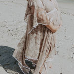Handmade Boho‎ Bohemian Lace Women’s Plus Maternity Baby Shower Dress Fits 40DD/2X Photo 0