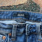 Aero High Rise Jegging Distressed Skinny Jeans Medium Wash Women’s 4 Stretch Y2K Blue Photo 13