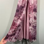 Lulus  Got to be Gorgeous Mauve Abstract Floral Halter Maxi Dress Size XS NWT Photo 5