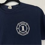 NYFD Marine 1 John D. McKean Retired Fireboat Men’s T Shirt Size M Navy Blue Size M Photo 1
