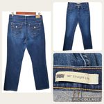 Levi's Levi’s 505 Straight Leg Jeans 30x28 Dark Wash Blue Denim Snap Pocket Classic Fit Photo 1