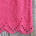 Trina Turk Praise Eyelet Ruffle Sheath Dress Cosmo Pink Photo 8