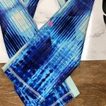 Pink Lotus  size small blue & green crop athletic leggings Photo 3