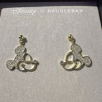 Disney  X BAUBLEBAR silver / gold tone diamonds paved Mickey Mouse 925 s. silver Photo 2