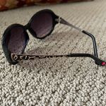 Betsey Johnson Women’s Sunglasses in Black and Gold Photo 2