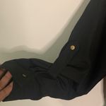 Spense Black Shirt Dress with Gold Buttons Size 12 Photo 5