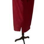 Ellen Tracy Women's Holiday "Jolly Season" Crew Tunic Sweatshirt Red Photo 4