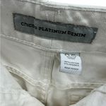 Chico's  Platinum Denim White Bermuda Shorts 0.5 or Size 6 Photo 4
