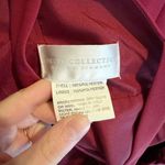 DESSY COLLECTION Cutaway Shoulder Crepe Column Gown Halter Criss Cross Back 14 Red Photo 7