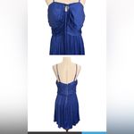House Of Harlow 1960 Mini Dress Women's Cobalt Blue Satin NEW With Tag SiZe XS Photo 1