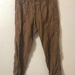 Anthropologie Highwaisted Jogger Style BoHo Pants in Brown - Size S Photo 0