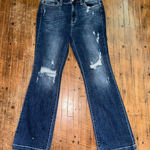 Judy Blue  distressed western bootcut 13/31 boutique jeans Photo 0