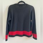 Alpaca Red & Black Cardigan Tassel Sweater By Artesanias A.T. 100% Alpaca Size M Size M Photo 6