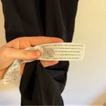 Abercrombie & Fitch cinch neck slip midi dress in black Photo 7