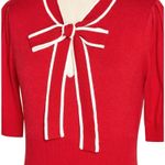Modcloth  'Bow' Thyself Tie-Neck Knit Top Size 4X New with Tag Photo 2