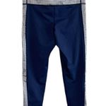 Vineyard Vines Women’s Navy Gingham Cropped Performance Leggings Size Medium Photo 6