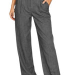 Alice + Olivia  - High-Rise Relaxed Straight Y2K Trousers Sz 10 Photo 0