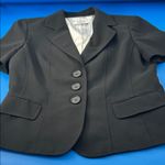 Kasper  Black Button-Up Blazer Photo 10
