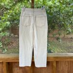 Anthropologie Pilcro Seamed Taper High Rise Straight Leg Jeans White Size 27 Photo 4