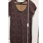 Social Standard By Sanctuary Cheetah Dress Size Small Brown Short Sleeve 0151 Photo 2