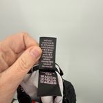 Victoria's Secret  Black Satin Floral Midi Skirt Lace Size Small Photo 5