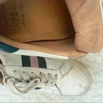 Greats Royale Purple Stripe Sneakers White Size 10 Photo 6