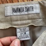 Amanda Smith Women's Vintage Pleated Straight Skirt Beige Size 16 Photo 12